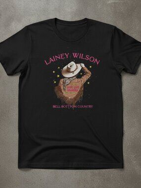 Lainey Wilson Country Music Cowgirl Graphic T-Shirt – Western Country Concert